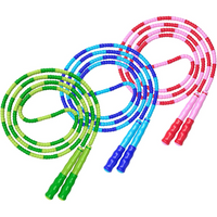 Adjustable Tangle-Free Beaded Jump Rope for Fitness-Blue-State of Style