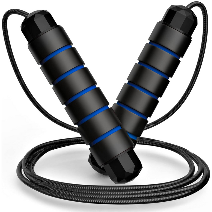 Adjustable Tangle-Free Skipping Rope for Fitness-Blue-State of Style