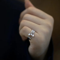 Adjustable Teardrop Ring – Isaline-Gold-State of Style