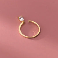 Adjustable Teardrop Ring – Isaline-Gold-State of Style