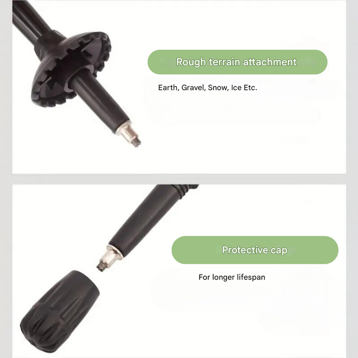 Adjustable Walking Stick - TrekPro-Black-State of Style