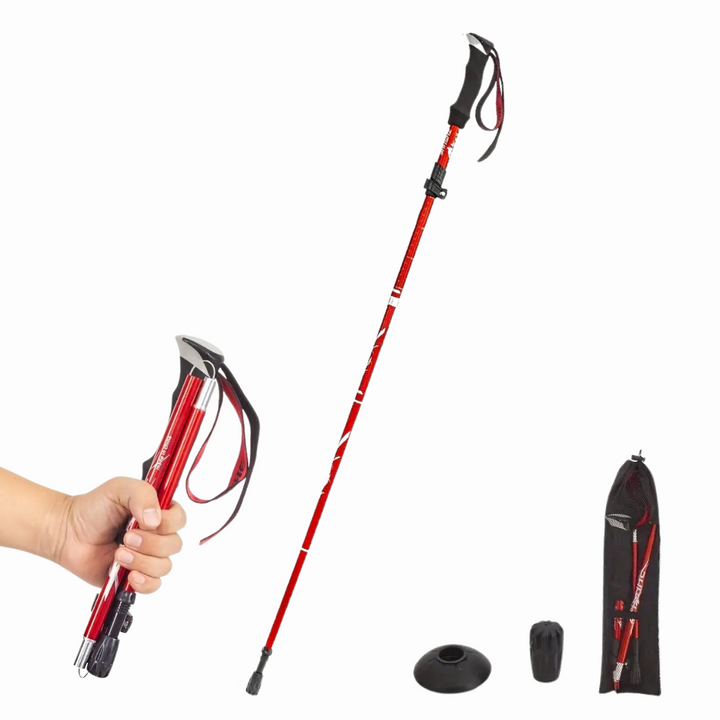 Adjustable Walking Stick - TrekPro-Black-State of Style