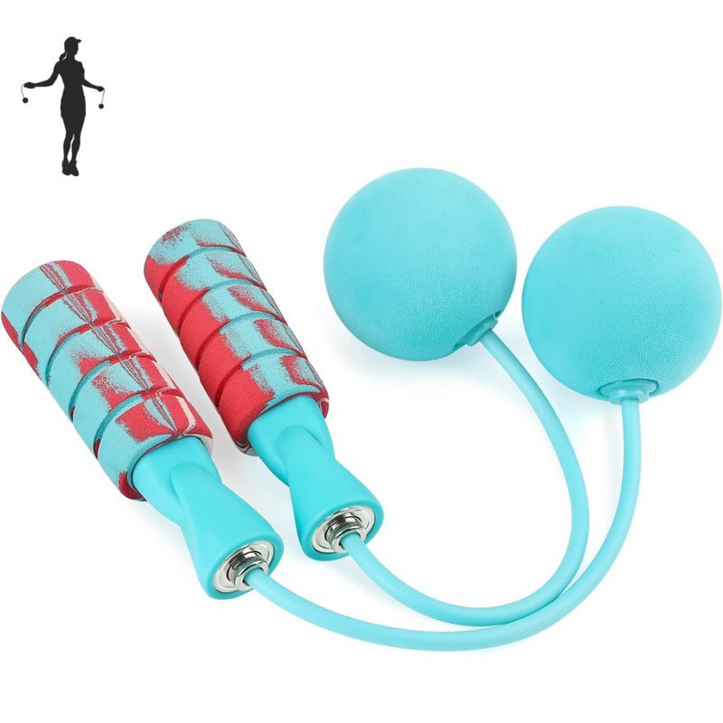 Adjustable Wireless Weighted Jump Rope-Blue-State of Style