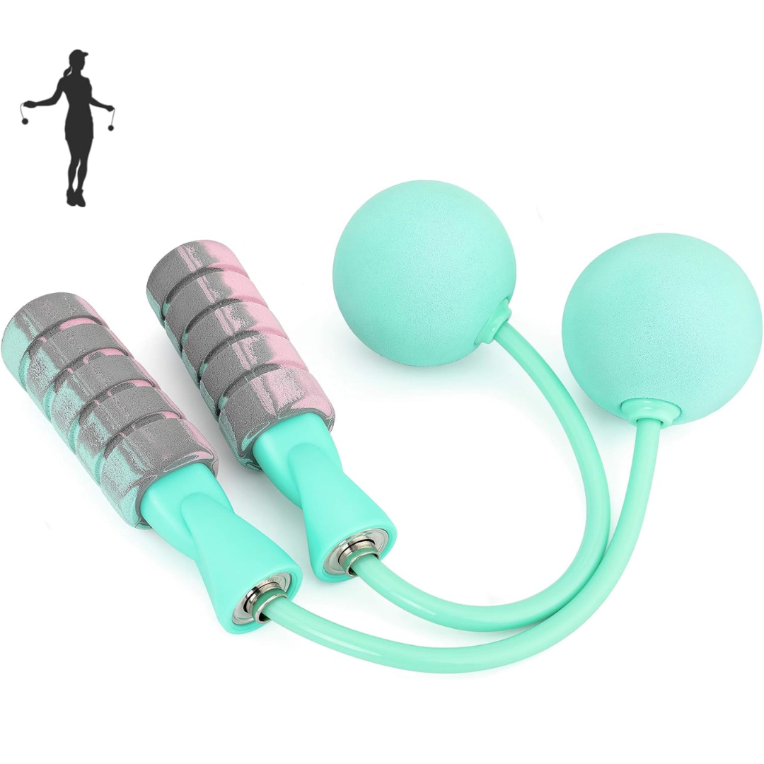 Adjustable Wireless Weighted Jump Rope-Green-State of Style