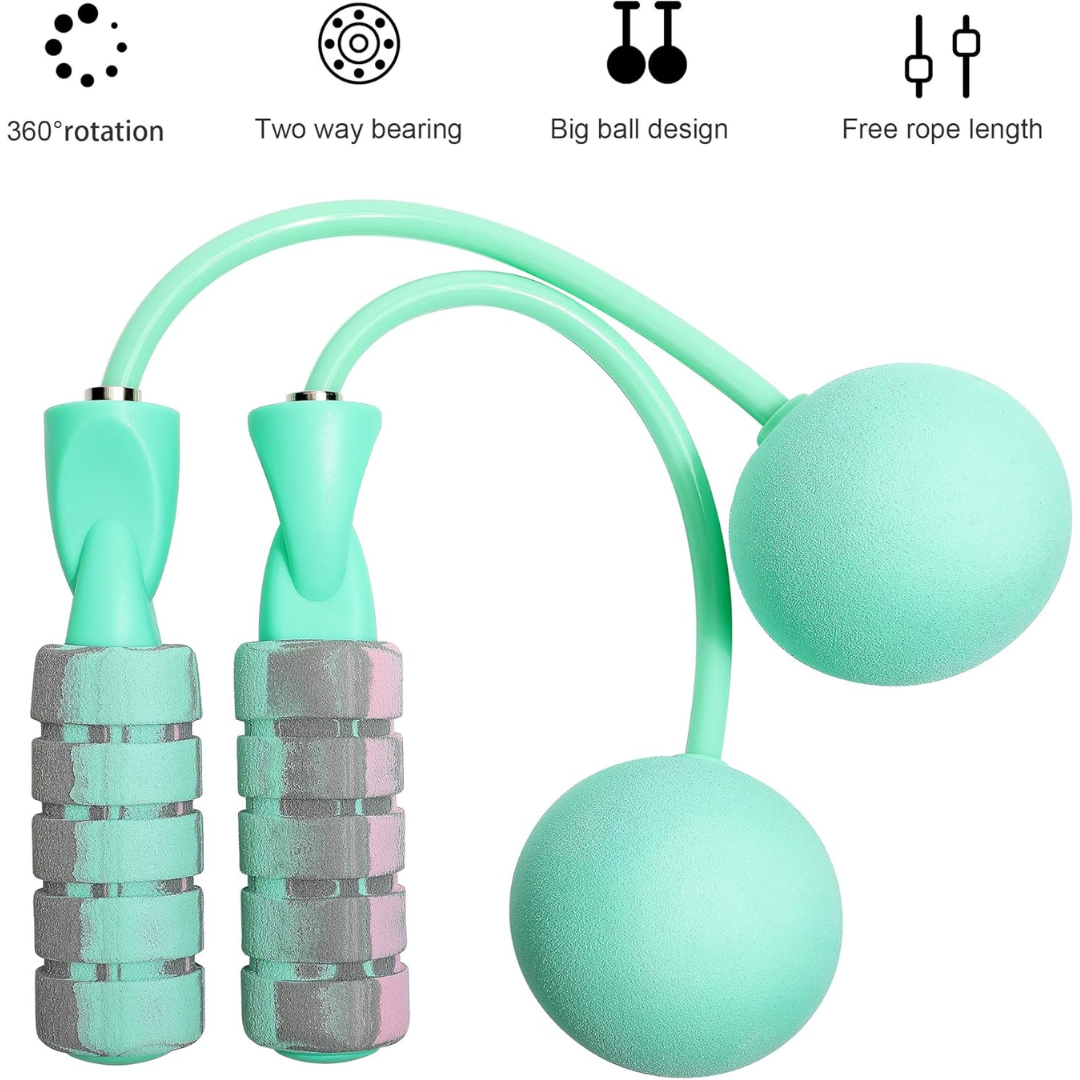 Adjustable Wireless Weighted Jump Rope-Grey-State of Style