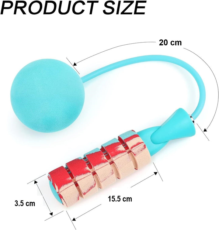 Adjustable Wireless Weighted Jump Rope-Grey-State of Style