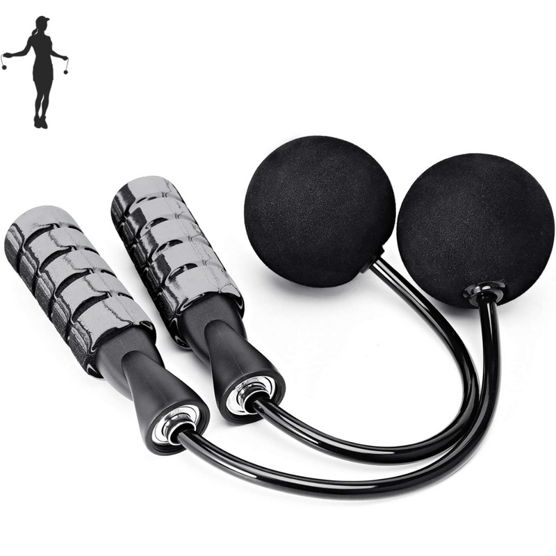 Adjustable Wireless Weighted Jump Rope-Grey-State of Style