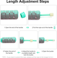 Adjustable Wireless Weighted Jump Rope-Grey-State of Style