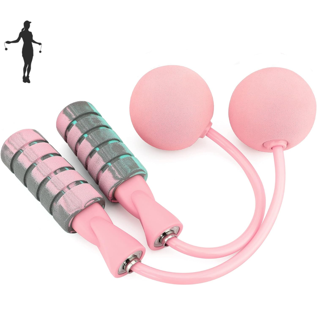 Adjustable Wireless Weighted Jump Rope-Pink-State of Style