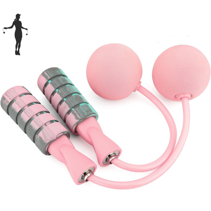 Adjustable Wireless Weighted Jump Rope-Pink-State of Style