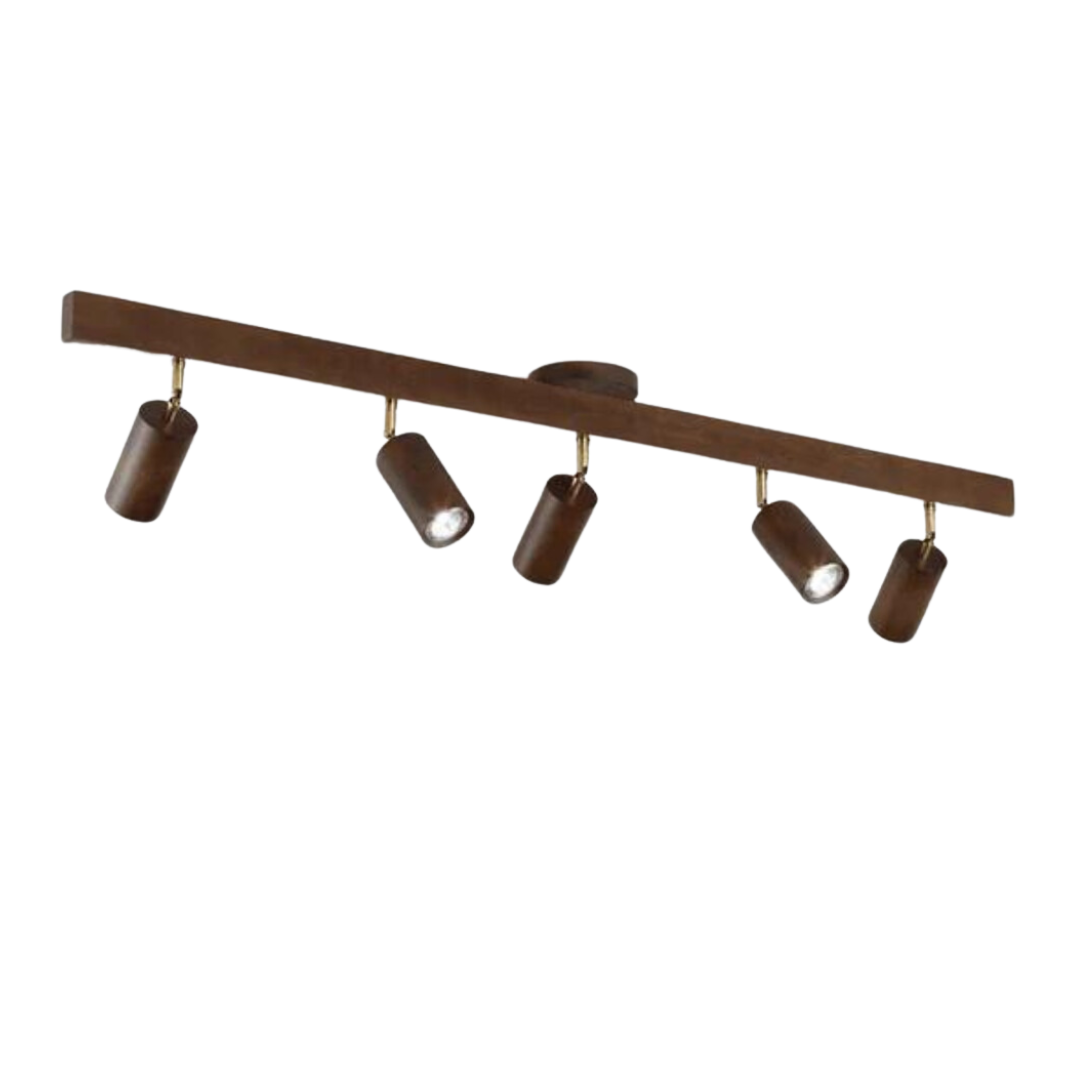 Adjustable Wooden Ceiling Spotlight - EcoLux-White Oak-1-Warm Wit-State of Style