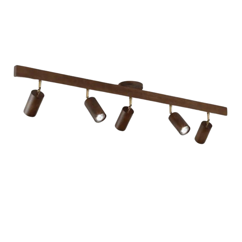 Adjustable Wooden Ceiling Spotlight - EcoLux-White Oak-1-Warm Wit-State of Style