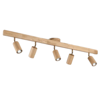 Adjustable Wooden Ceiling Spotlight - EcoLux-White Oak-1-Warm Wit-State of Style
