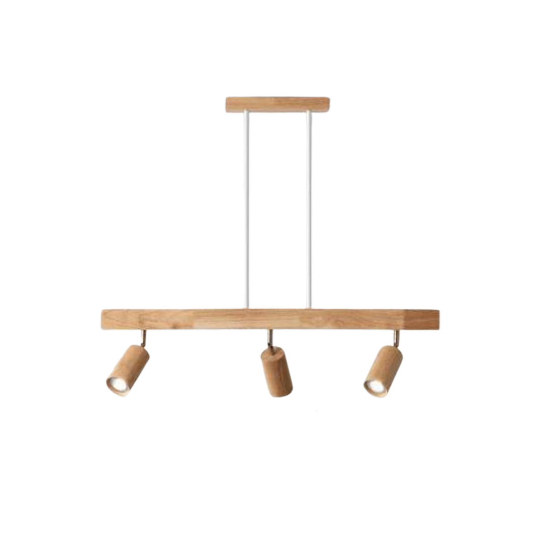 Adjustable Wooden Ceiling Spotlight - EcoLux-White Oak-1-Warm Wit-State of Style
