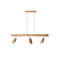 Adjustable Wooden Ceiling Spotlight - EcoLux-White Oak-1-Warm Wit-State of Style