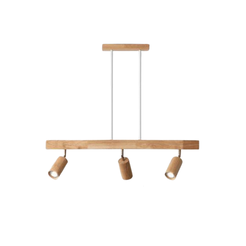 Adjustable Wooden Ceiling Spotlight - EcoLux-White Oak-1-Warm Wit-State of Style