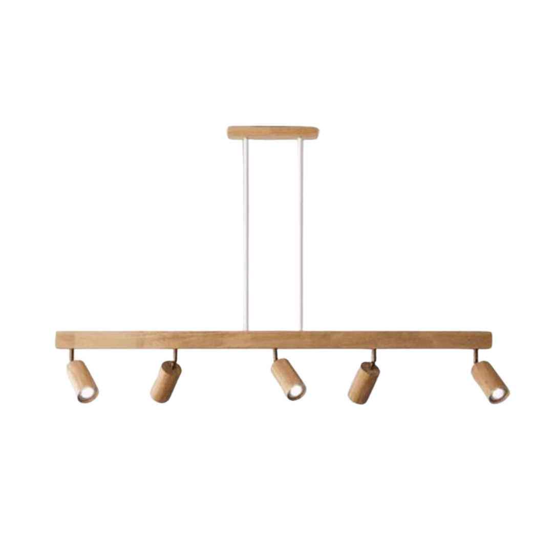 Adjustable Wooden Ceiling Spotlight - EcoLux-White Oak-1-Warm Wit-State of Style