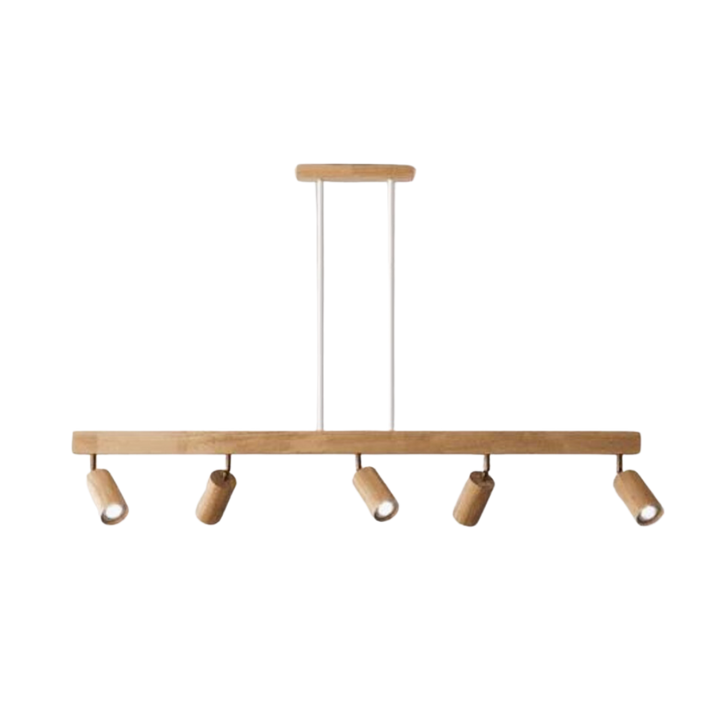 Adjustable Wooden Ceiling Spotlight - EcoLux-White Oak-1-Warm Wit-State of Style