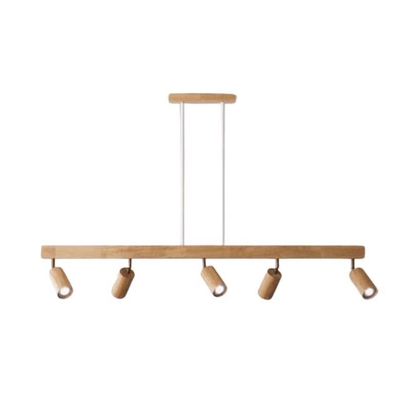 Adjustable Wooden Ceiling Spotlight - EcoLux-White Oak-1-Warm Wit-State of Style