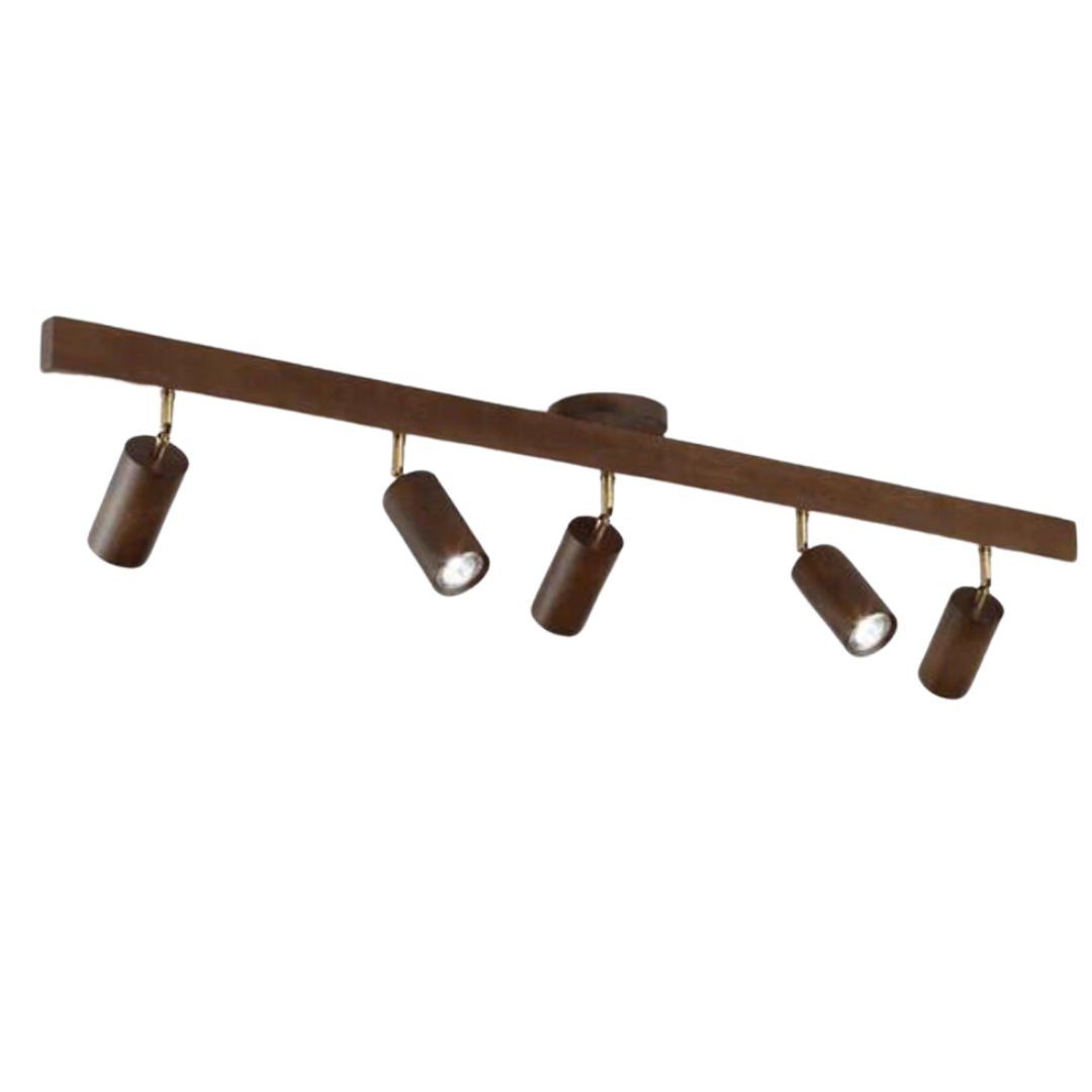 Adjustable Wooden Ceiling Spotlight - EcoLux-White Oak-1-Warm Wit-State of Style