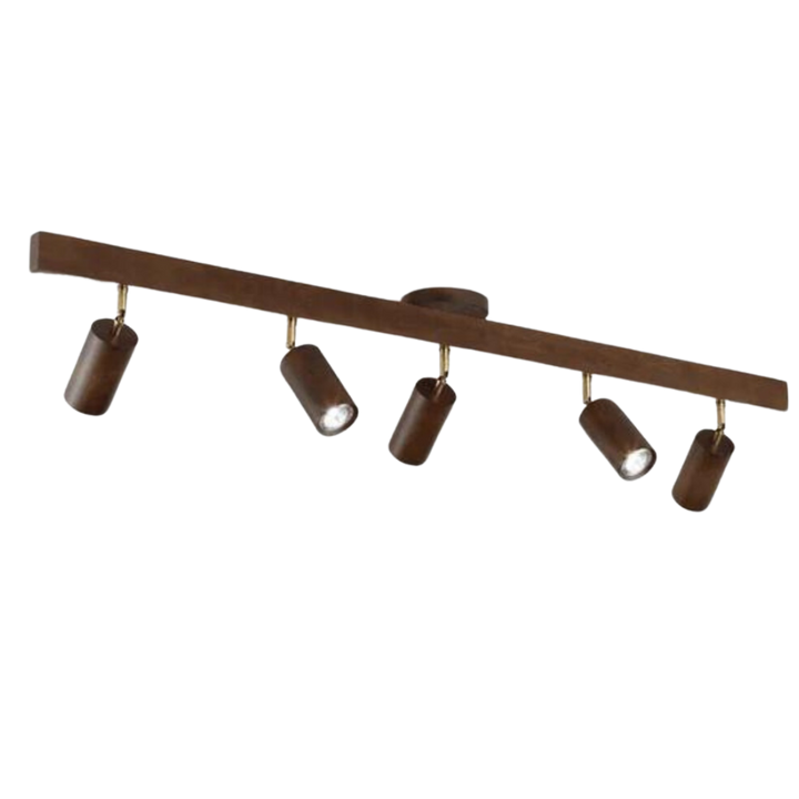 Adjustable Wooden Ceiling Spotlight - EcoLux-White Oak-1-Warm Wit-State of Style