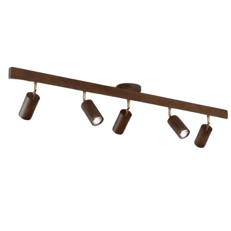 Adjustable Wooden Ceiling Spotlight - EcoLux-White Oak-1-Warm Wit-State of Style