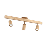 Adjustable Wooden Ceiling Spotlight - EcoLux-White Oak-3-Warm Wit-State of Style