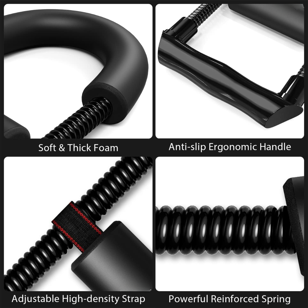 Adjustable Wrist and Forearm Strengthener - Hand Grip Trainer-Ratio: 5.00 kg – Length: 29.01 cm-State of Style