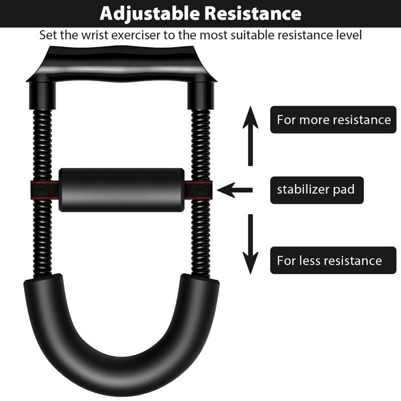 Adjustable Wrist and Forearm Strengthener - Hand Grip Trainer-Ratio: 5.00 kg – Length: 29.01 cm-State of Style