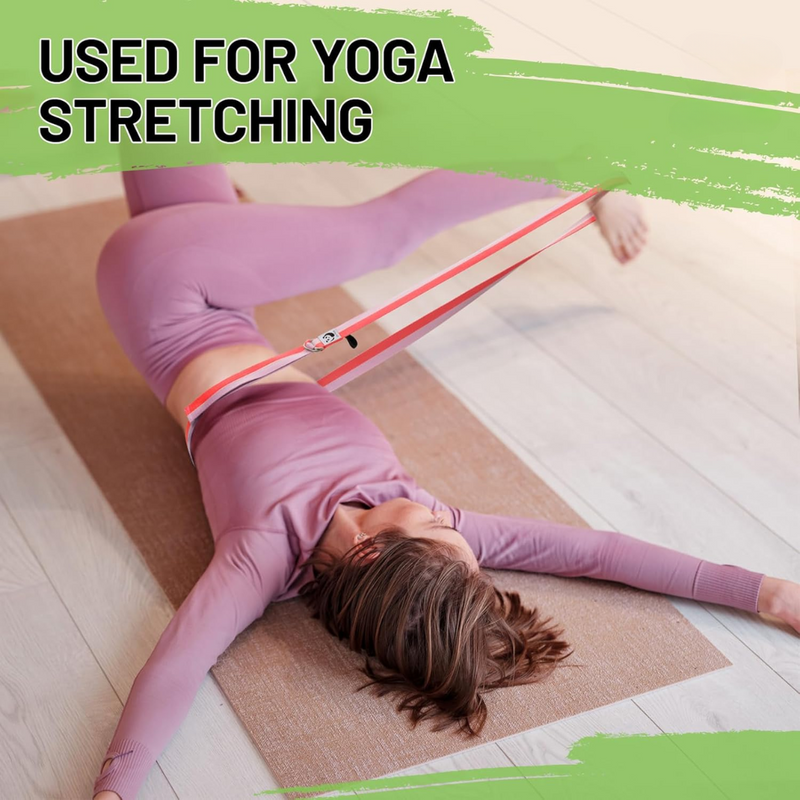 Adjustable Yoga Strap for Stretching-Black-180.00 cm-State of Style