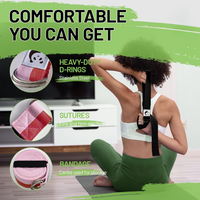 Adjustable Yoga Strap for Stretching-Black-180.00 cm-State of Style