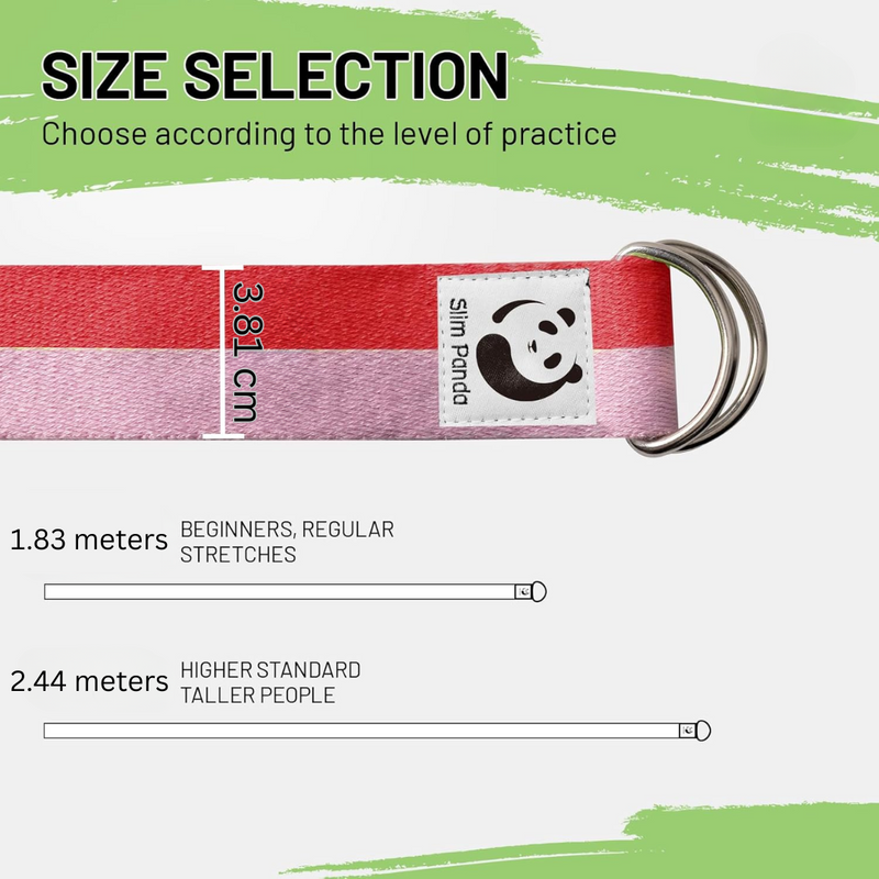 Adjustable Yoga Strap for Stretching-Black-180.00 cm-State of Style