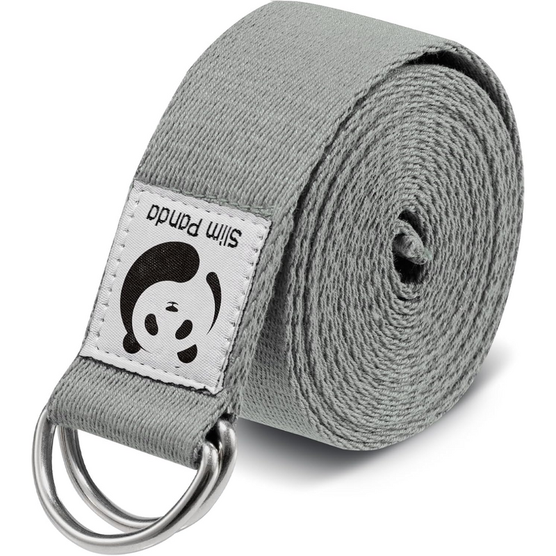 Adjustable Yoga Strap for Stretching-Grey-180.00 cm-State of Style