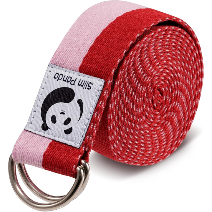 Adjustable Yoga Strap for Stretching-Red-180.00 cm-State of Style