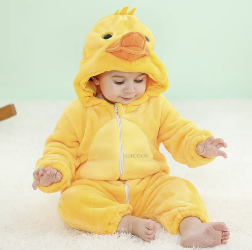 Adorable Animal Baby Onesies - SnugglePals-Duck-70 (0–6 months)-State of Style