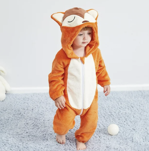 Adorable Animal Baby Onesies - SnugglePals-Fox-70 (0–6 months)-State of Style