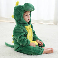 Adorable Animal Baby Onesies - SnugglePals-Green Dinosaur-70 (0–6 months)-State of Style