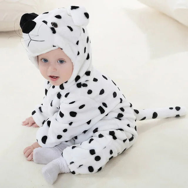 Adorable Animal Baby Onesies - SnugglePals-Snow Leopard-70 (0–6 months)-State of Style