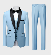 Adrian 3-Piece Men's Set-Light Blue-S-State of Style