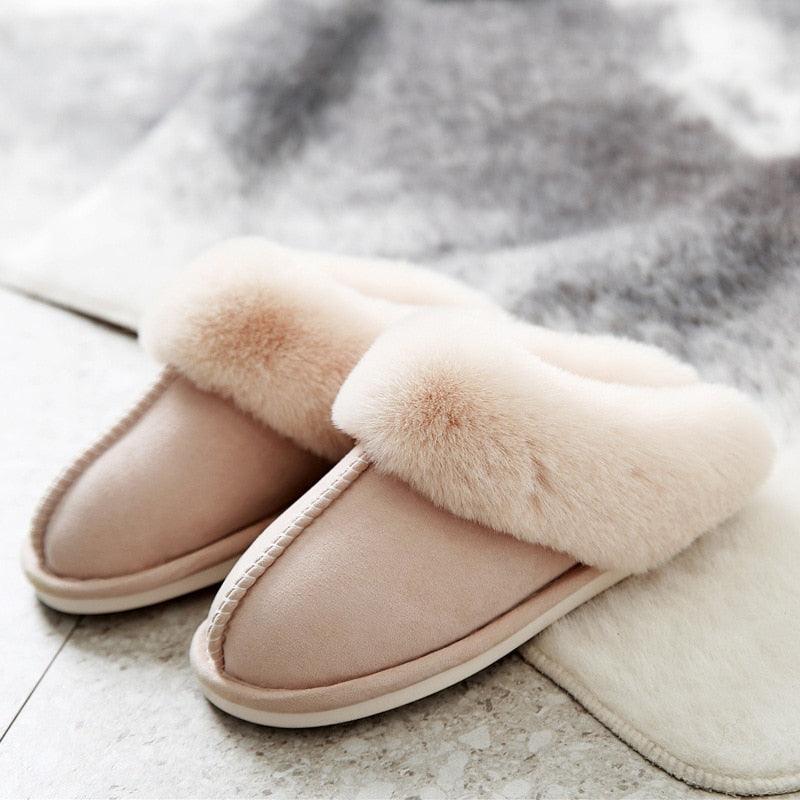 AdriansSlippers – Women's House Slippers-Light Beige-5.0 - 6.0-State of Style