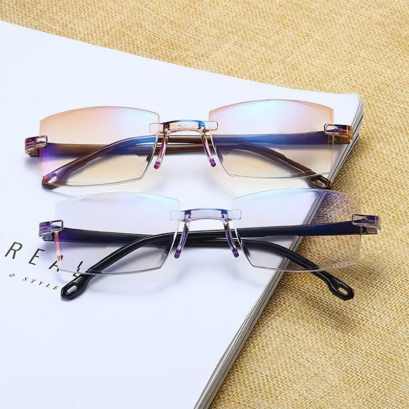 Advanced Anti-Blue Light Multifocal Reading Glasses - SapphireView-Gold-'+1.00/ 40-45 YEARS'-State of Style