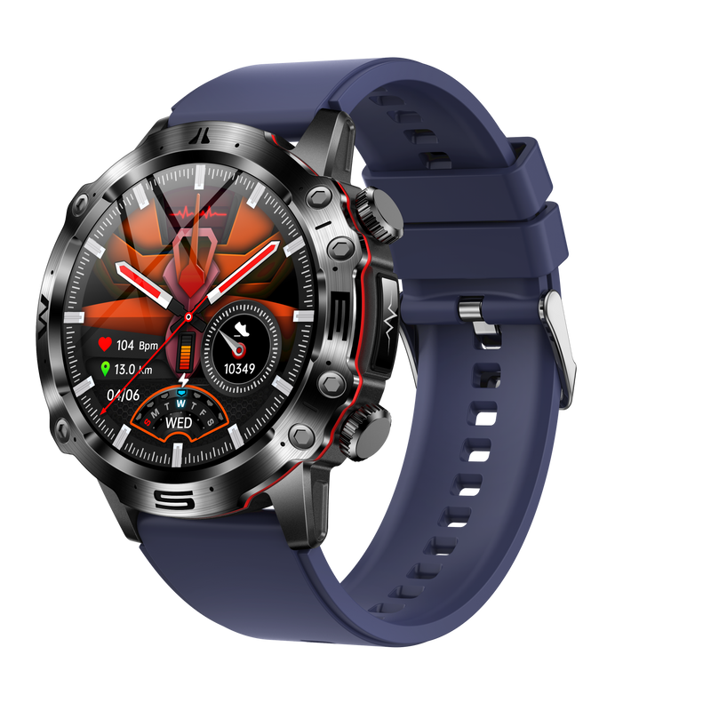 Advanced Health and Sports Smartwatch - VitalTrack-Black-State of Style