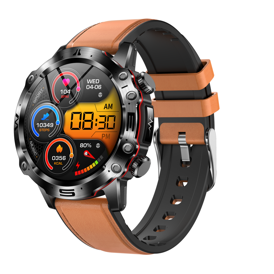 Advanced Health and Sports Smartwatch - VitalTrack-Black-State of Style