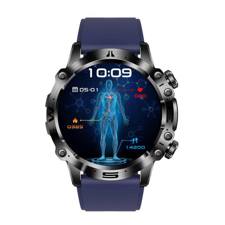 Advanced Health and Sports Smartwatch - VitalTrack-Blue-State of Style