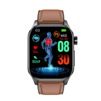 Advanced Health & Fitness Smartwatch – VitaSense-Brown-State of Style