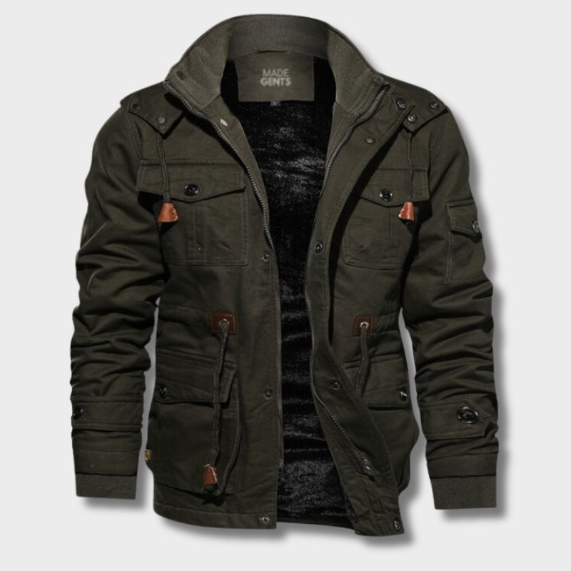 Adventure Cotton Jacket - TrekGuard-Dark Green-S-State of Style