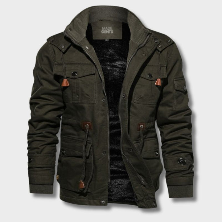 Adventure Cotton Jacket - TrekGuard-Dark Green-S-State of Style