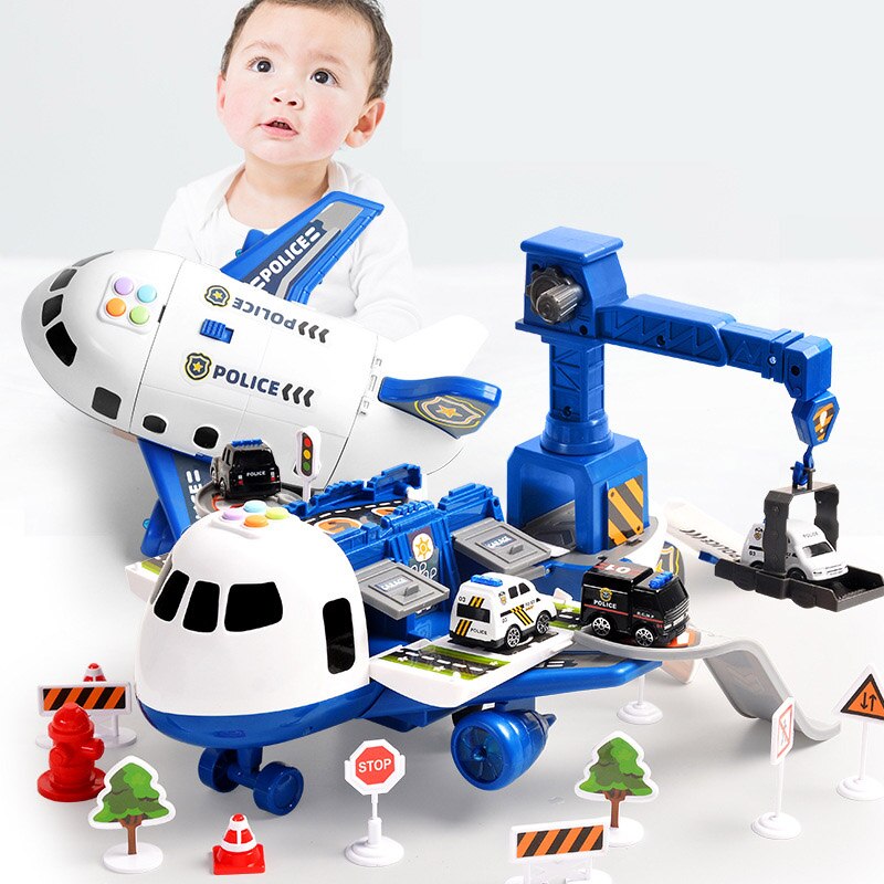 Adventurous Airplane Playset – SkySurge-Police set-State of Style