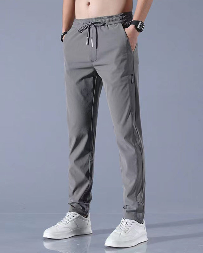 AeroFlex Pants: Quick-Drying, Stretch Comfort-Dark Blue-M-State of Style