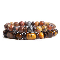 African Turquoise & Tiger Eye Bracelet - Naya-Tiger's eye & African turquoise-State of Style